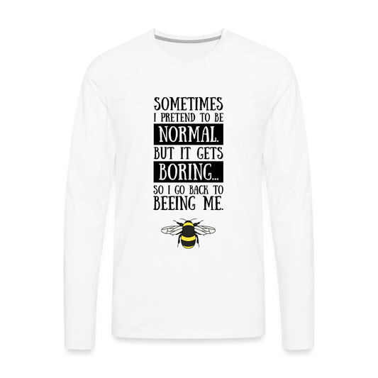 Unisex Premium Long Sleeve T-Shirt - white