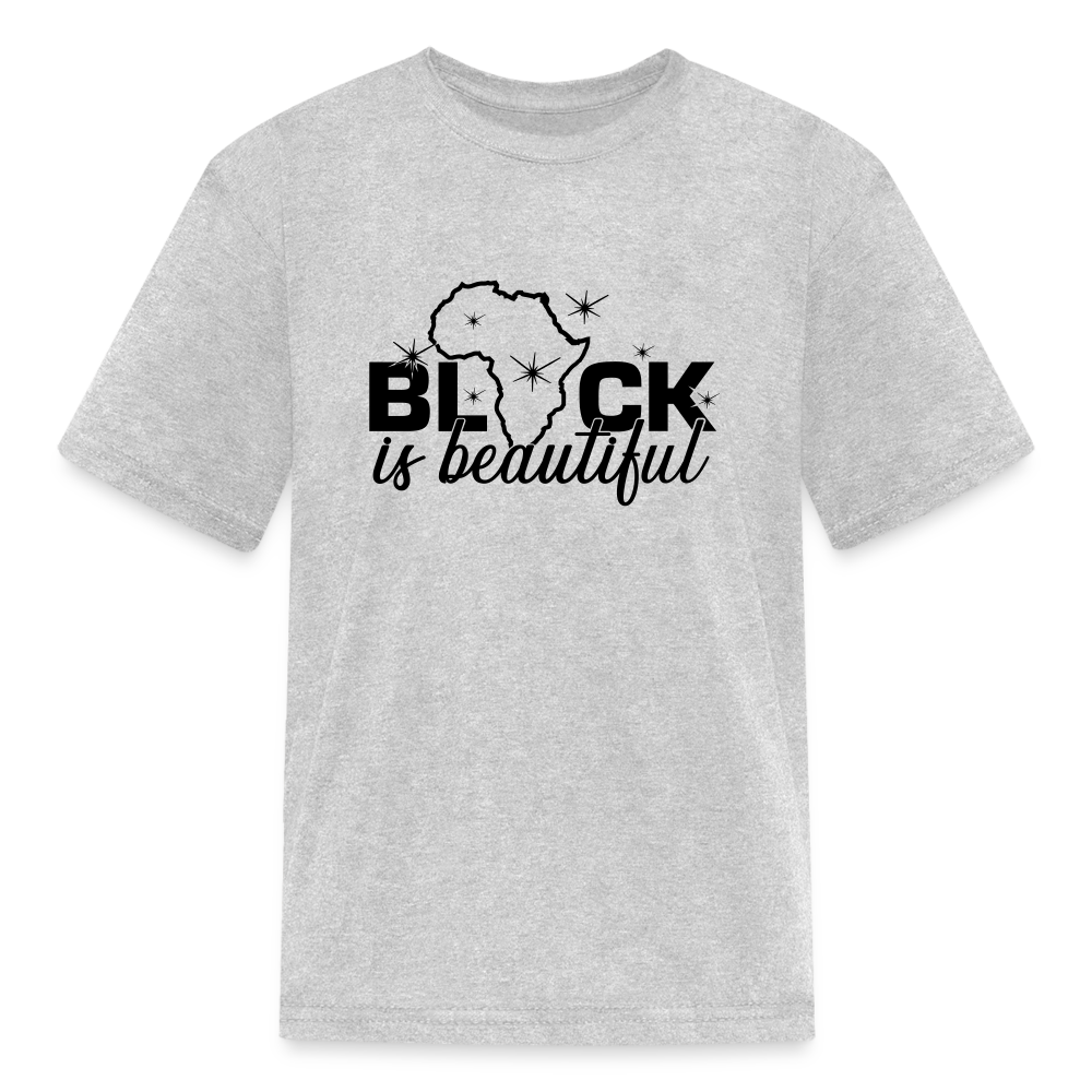 Black Is Beautiful Kids' T-Shirt - heather gray