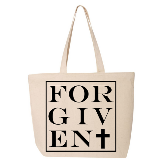 Forgiven Canvas Tote Bag