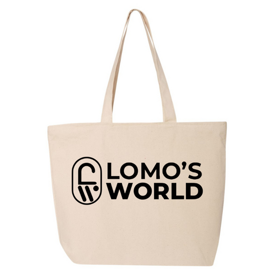 LoMo's World Branded Canvas Tote Bag