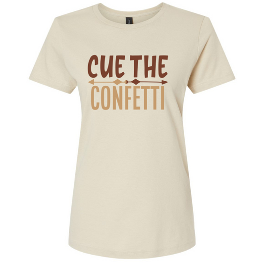 Cue The Confetti Graphic T-Shirt