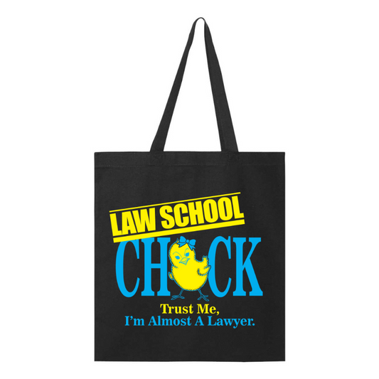 Law School Chick Canvas Tote Bag