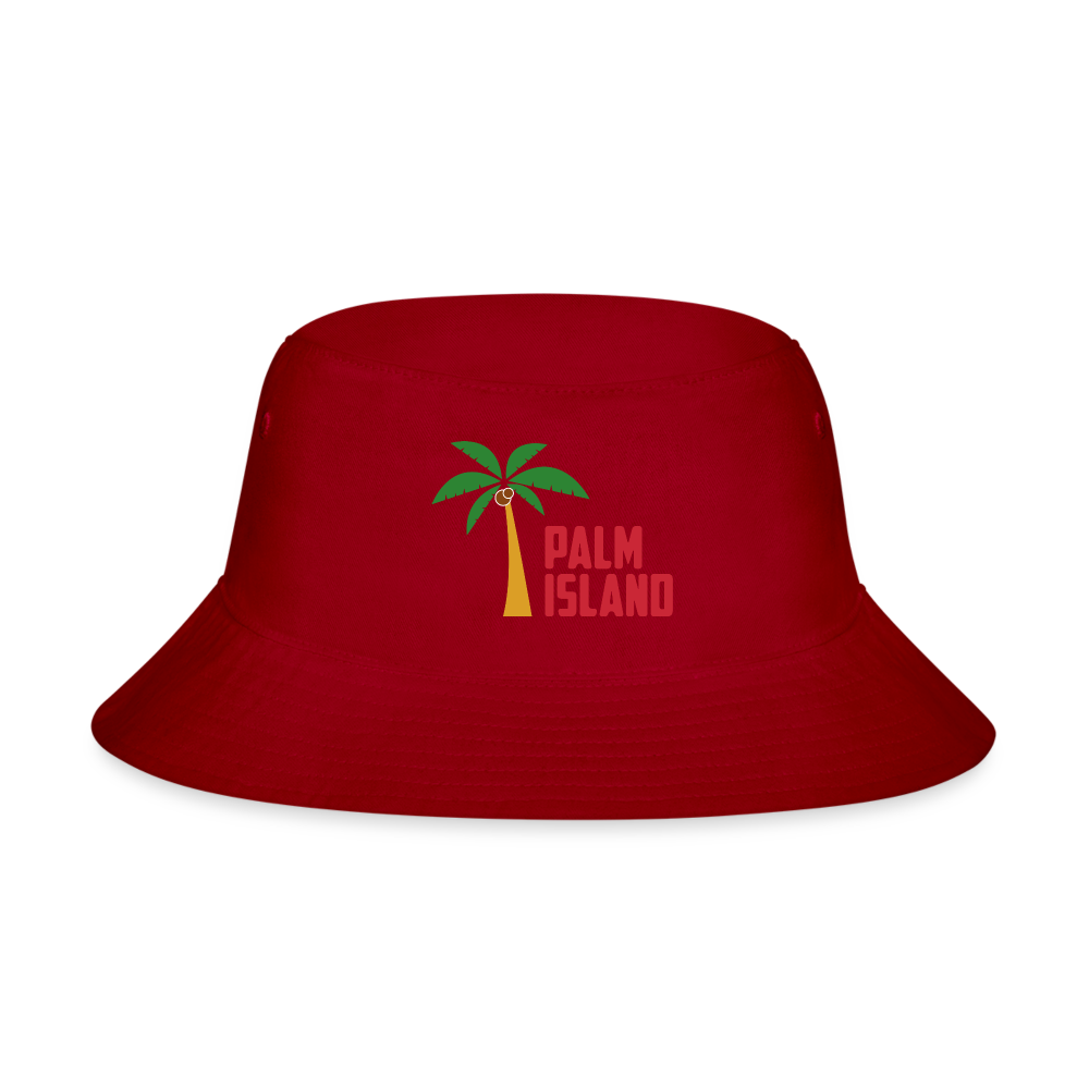 Island Bucket Hat - red