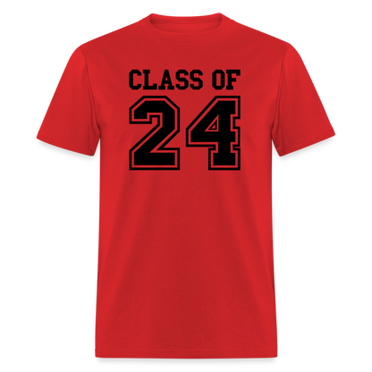 Class of 2024 T-Shirt - red