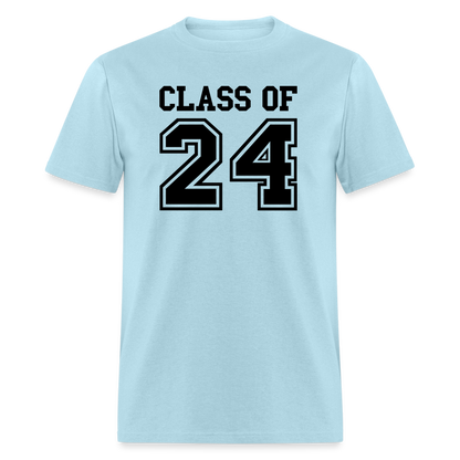 Class of 2024 T-Shirt - powder blue