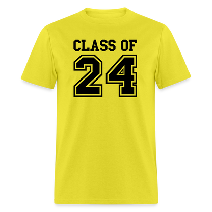 Class of 2024 T-Shirt - yellow